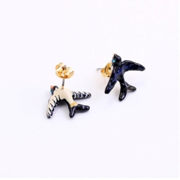 Les NEREIDES French Swallowr Stud Anthropologie - Picture 1 of 1